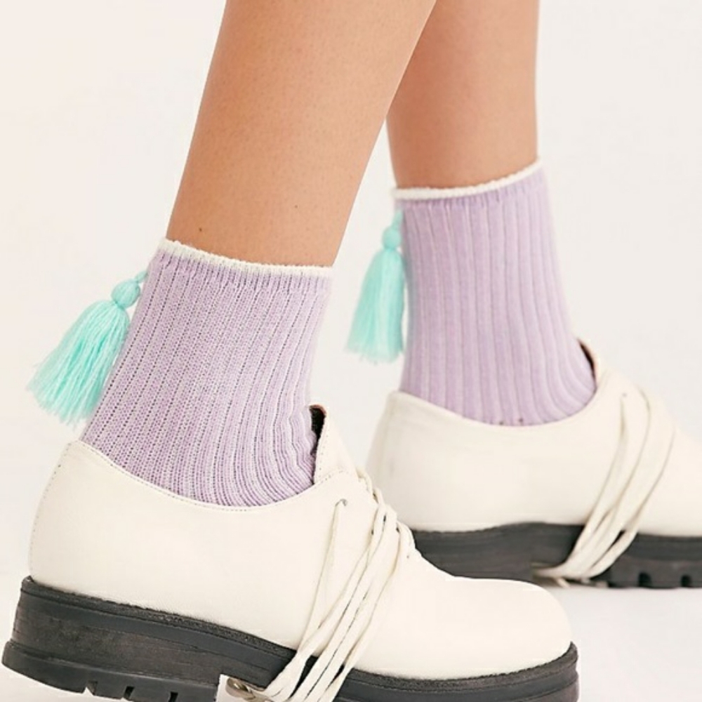 Free People Charm Tassle Socks